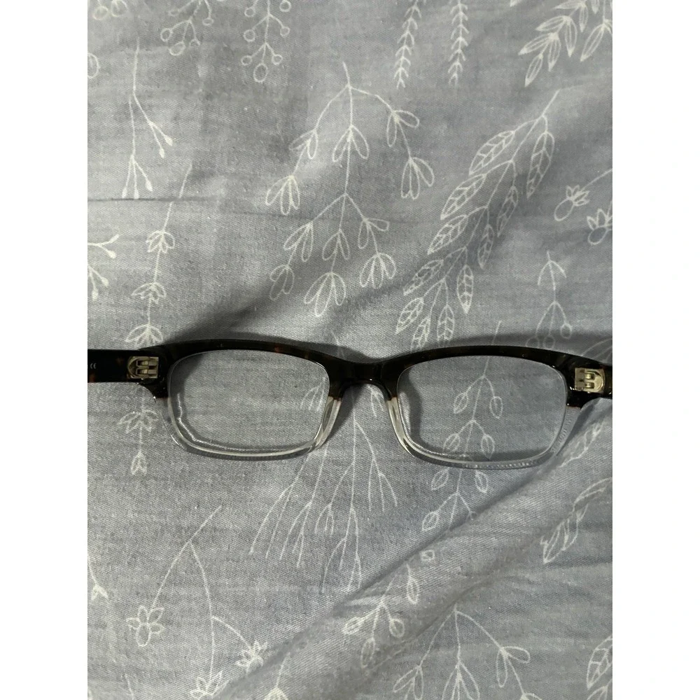 Warby Parker Zagg 203 Tortoise Crystal Eyeglasses Frames 49-19-140 Rectangular